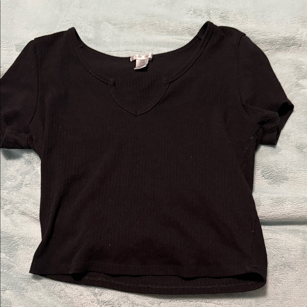 Bozzolo Black Short Sleeve Women's Tee